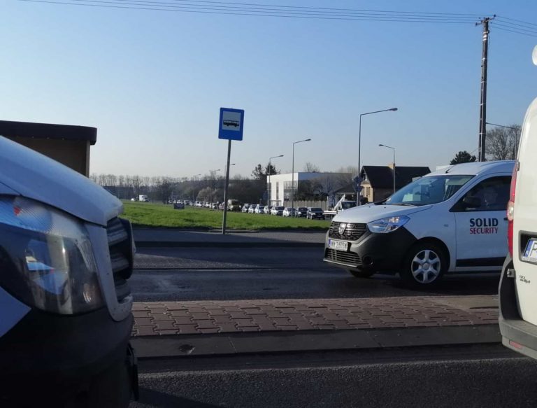 skrzyżowanie w Komornikach