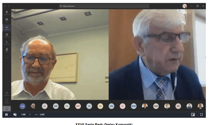 zdalna sesja rady gminy komorniki