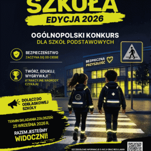 Konkurs dla uczniów. Warto być bezpiecznym na drodze