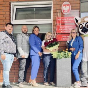 Lerek – oficjalna maskotka Zespołu Szkolno-Przedszkolnego w Chomęcicach